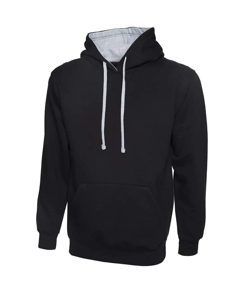 Contrast Hooded Sweatshirt