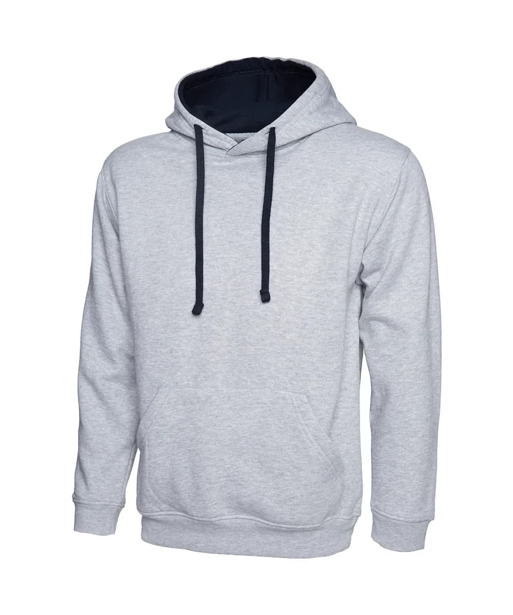 Contrast Hooded Sweatshirt