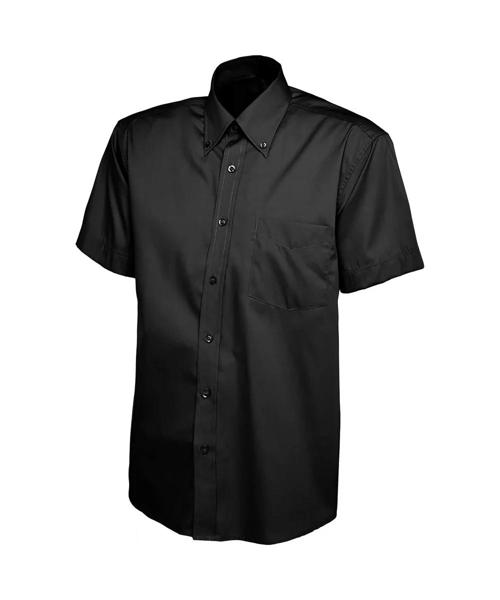 Mens Pinpoint Oxford Half Sleeve Shirt