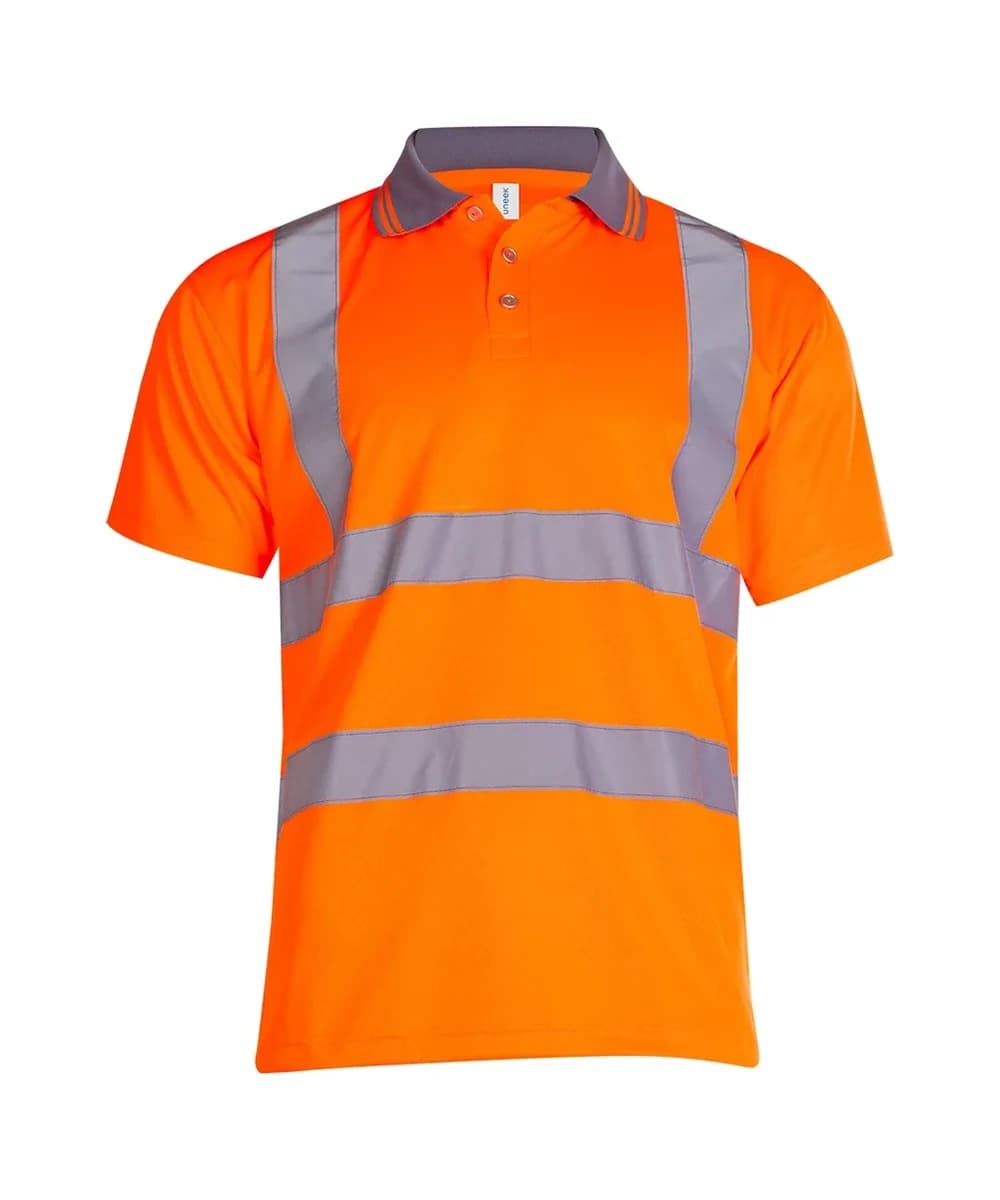 Hi Vis Short Sleeve Polo Shirt