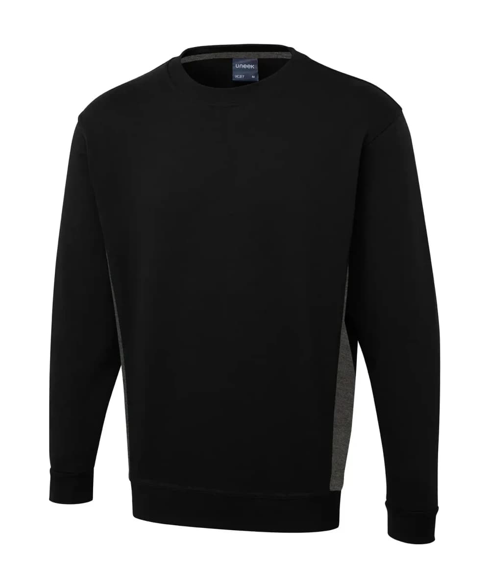 Two Tone Crew Neck Sweatshirt