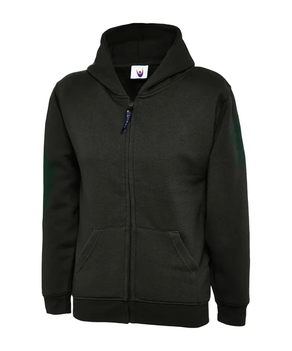 Childrens Classic Full Zip Hooded Sweatshirt