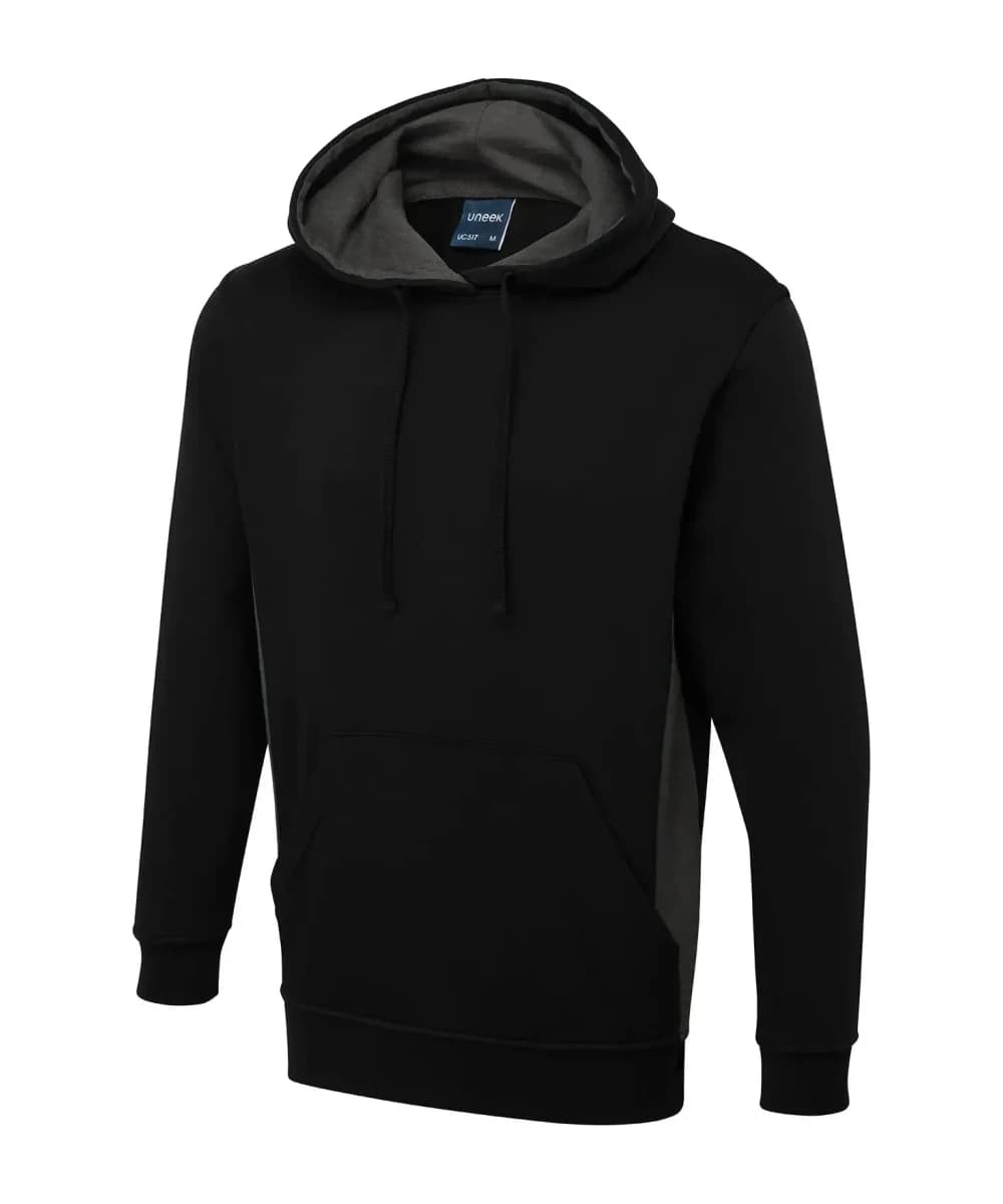 Two Tone Hooded Sweatshirt