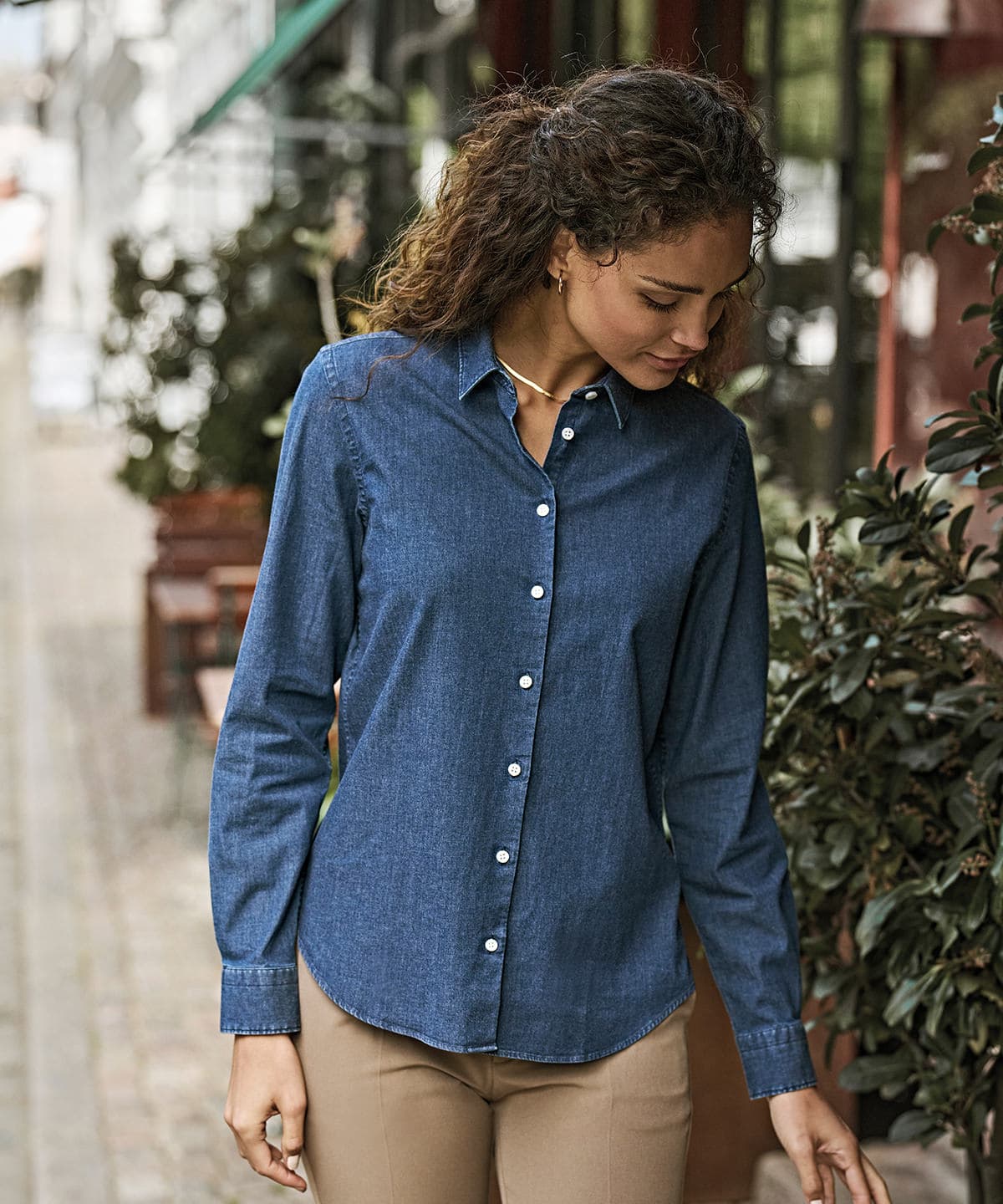 Women’s denim shirt product image