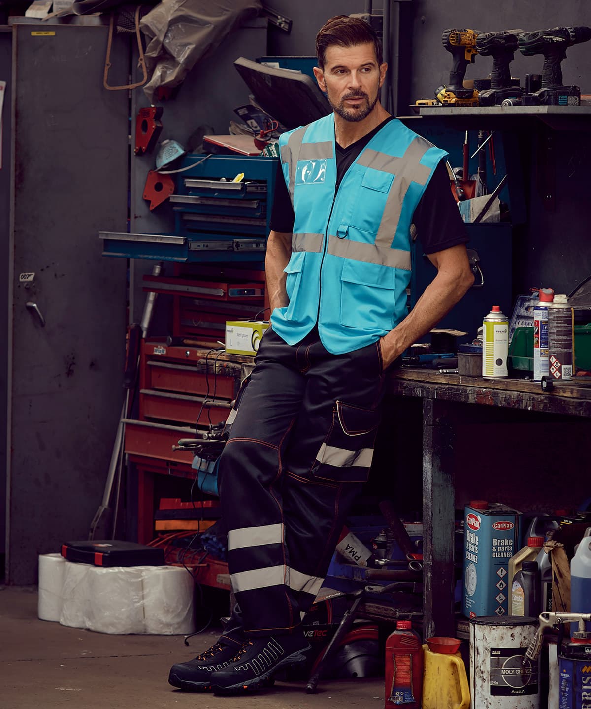 Multifunctional executive Hi-Vis waistcoat product image