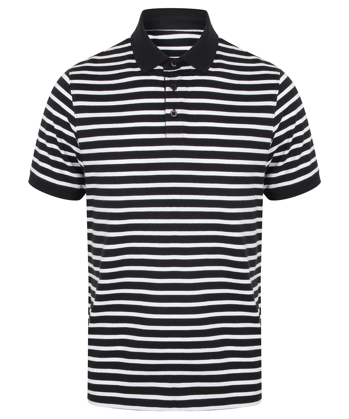 Striped Jersey Polo Shirt