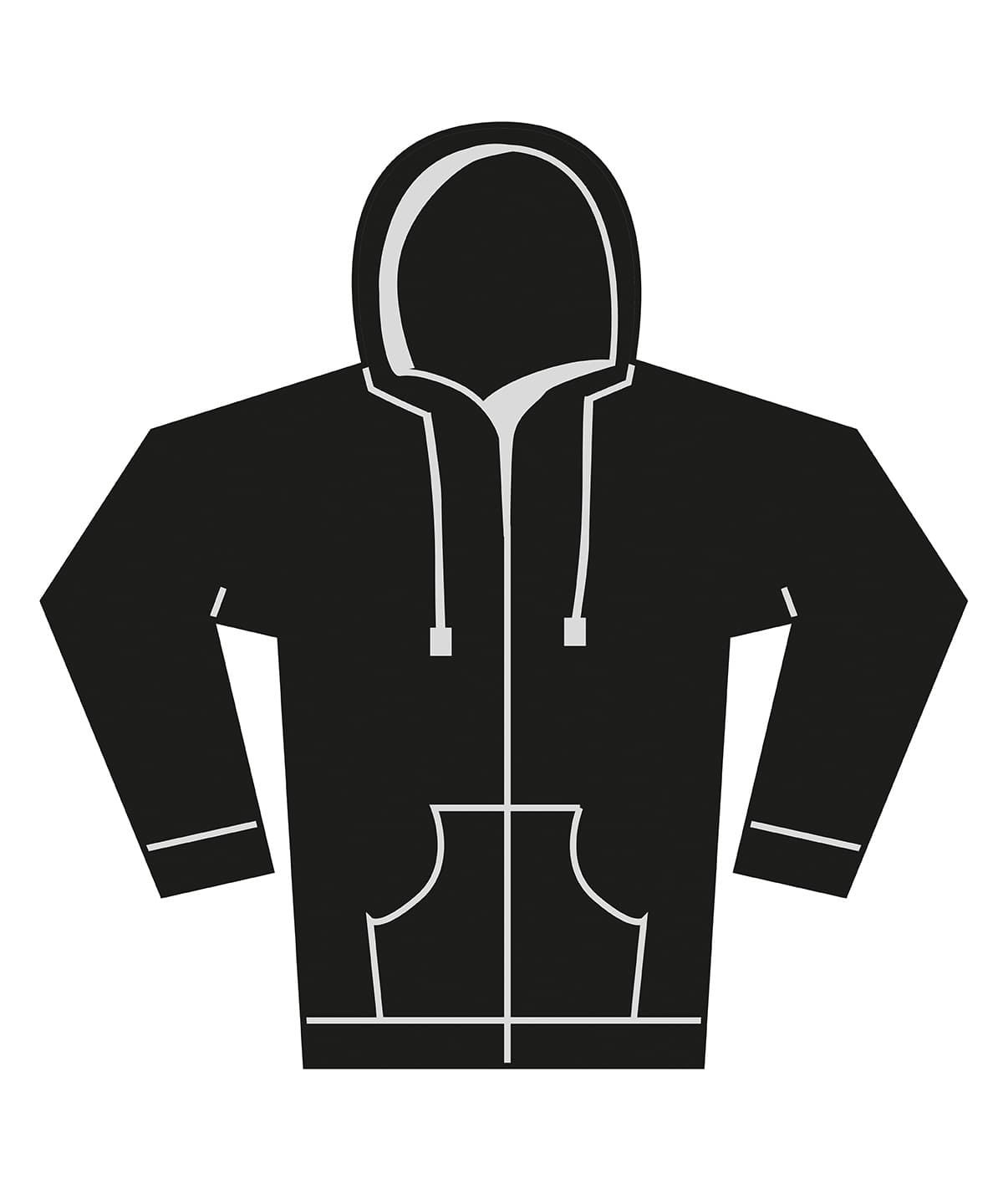 Unisex Heavy Full-Zip Hoodie