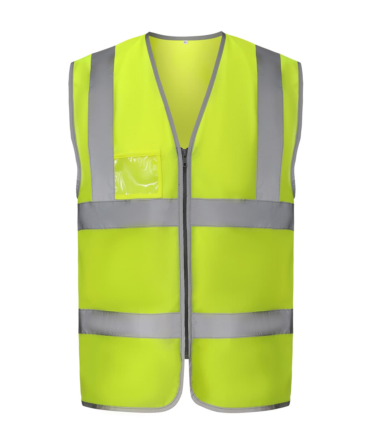 Hi-Vis Zip Id Reflective Border Waistcoat