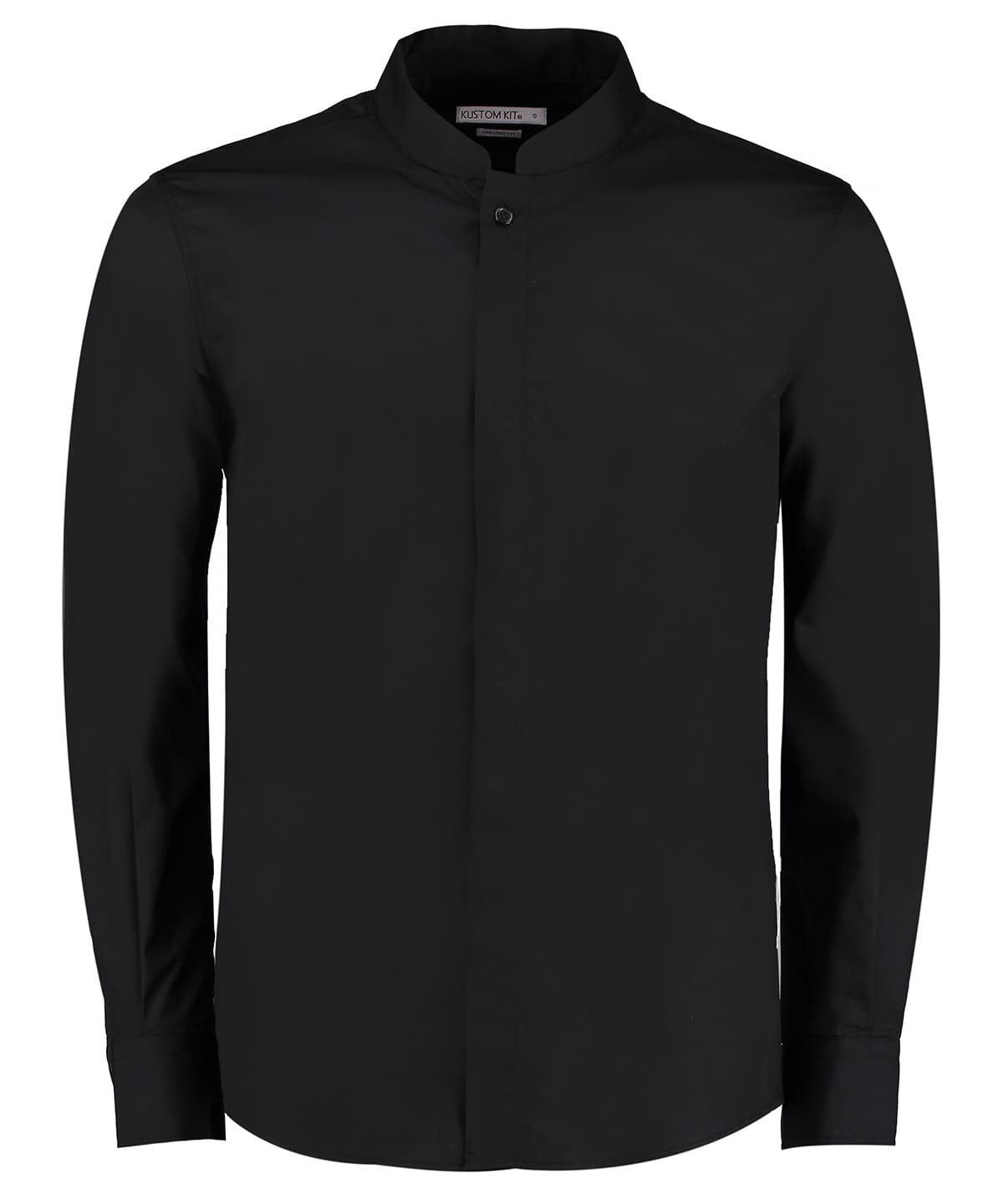 Mandarin Collar Shirt Long-Sleeved (tailored Fit)