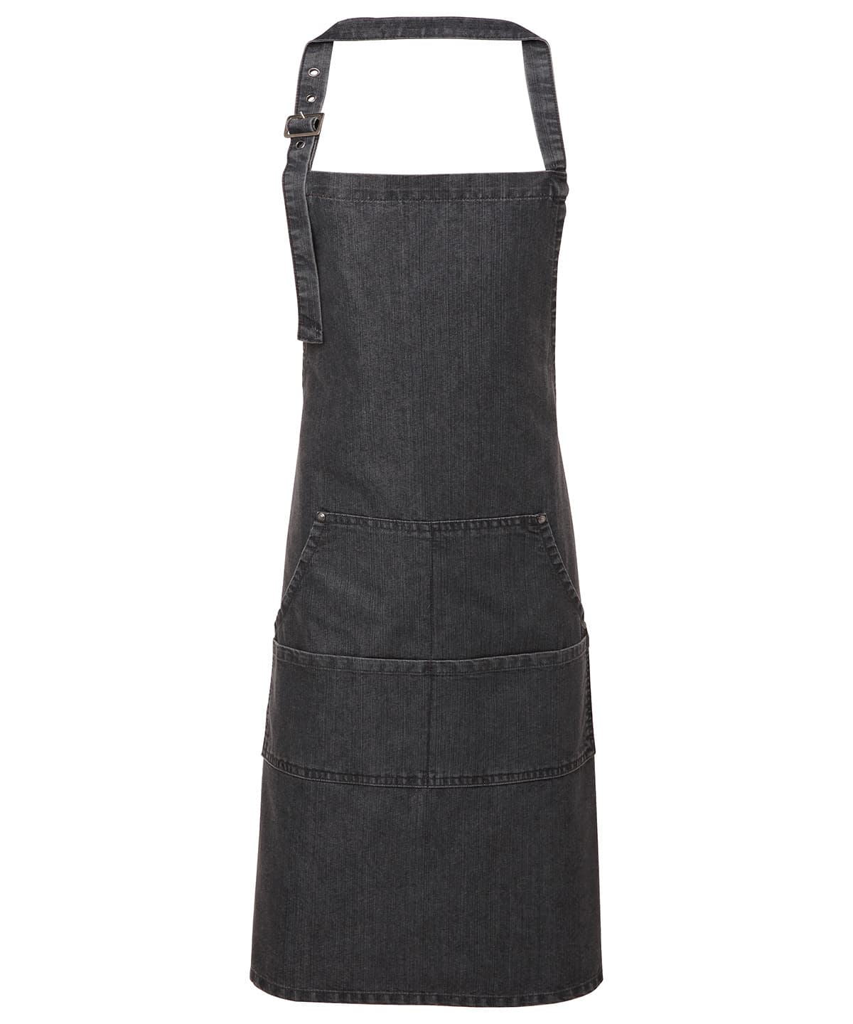Jeans Stitch Bib Apron