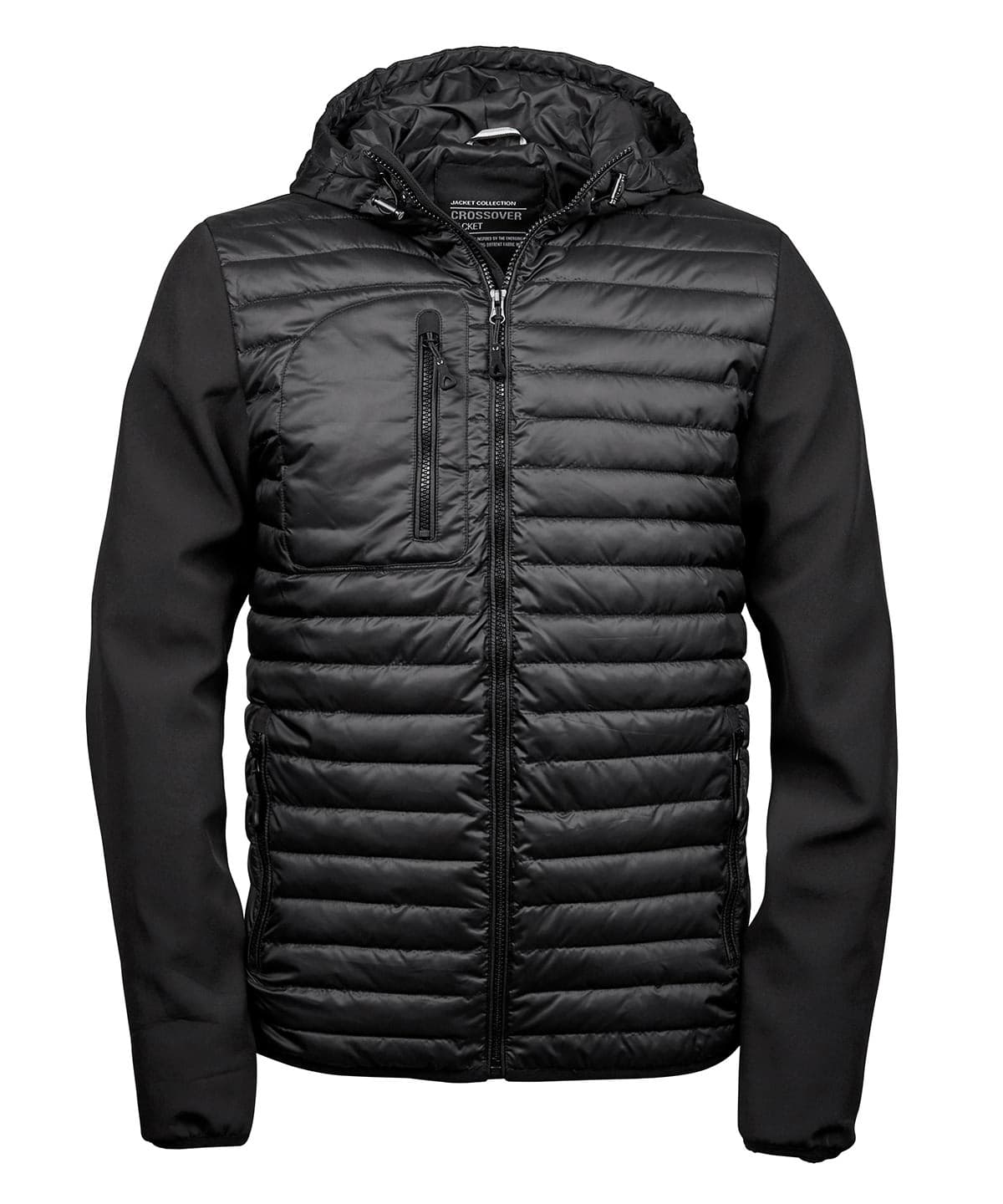 Hooded Crossover Jacket