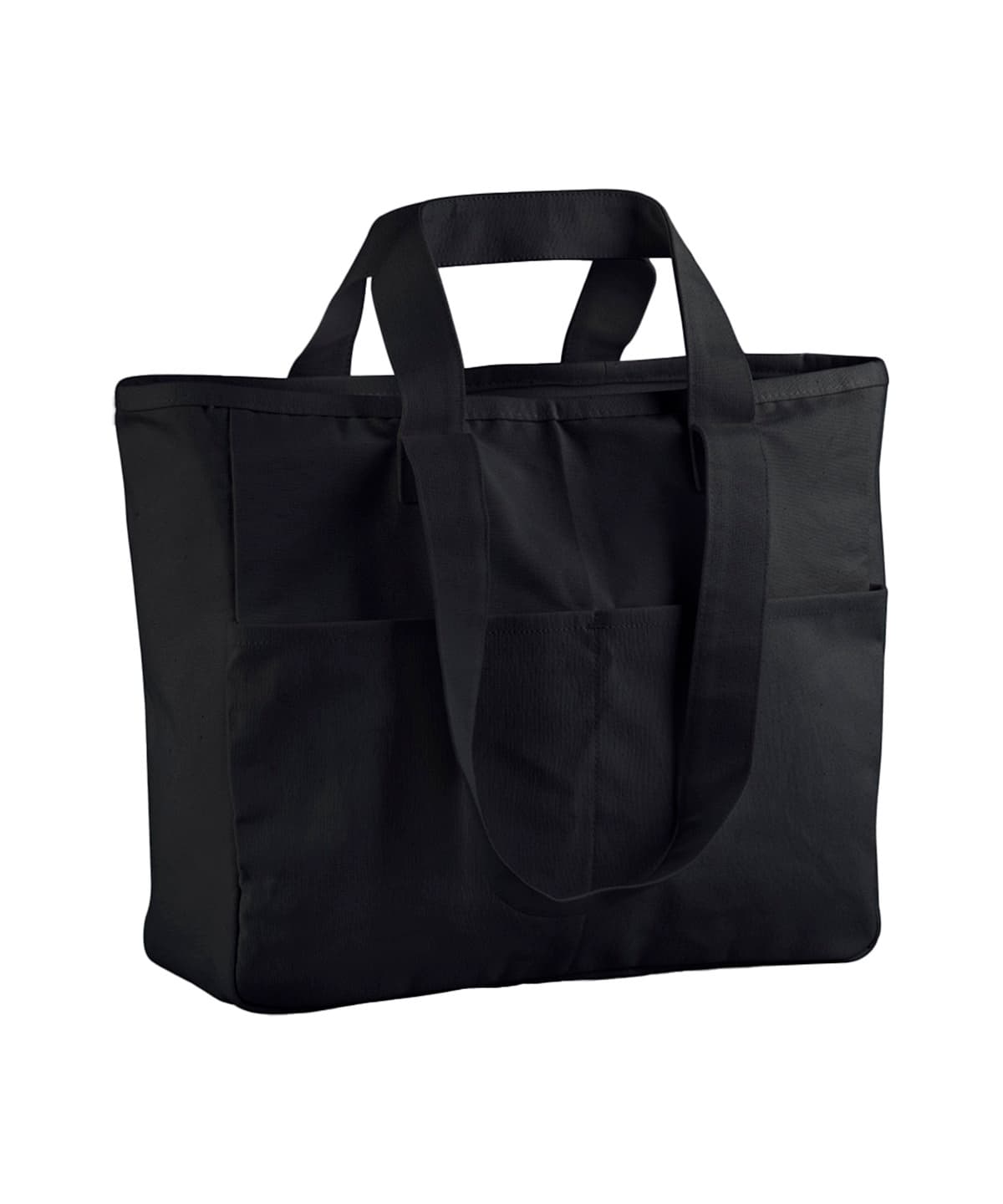 Double-Handle Cargo Pocket Tote