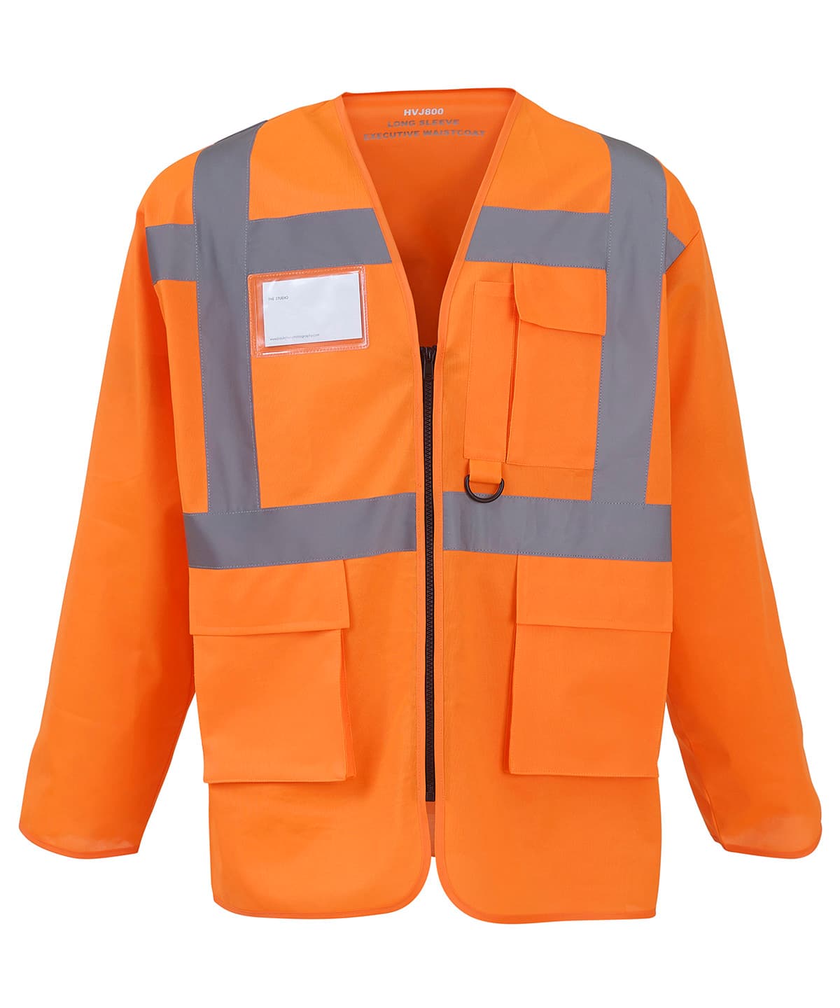 Hi-Vis Executive Long Sleeve Waistcoat