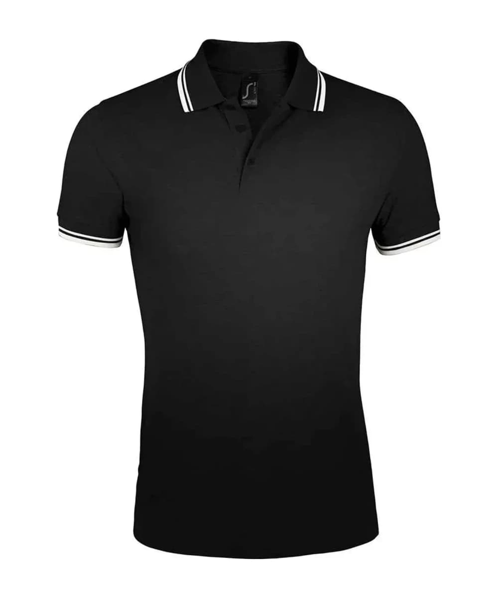 Sol's Pasadena Tipped Cotton Piqué Polo Shirt