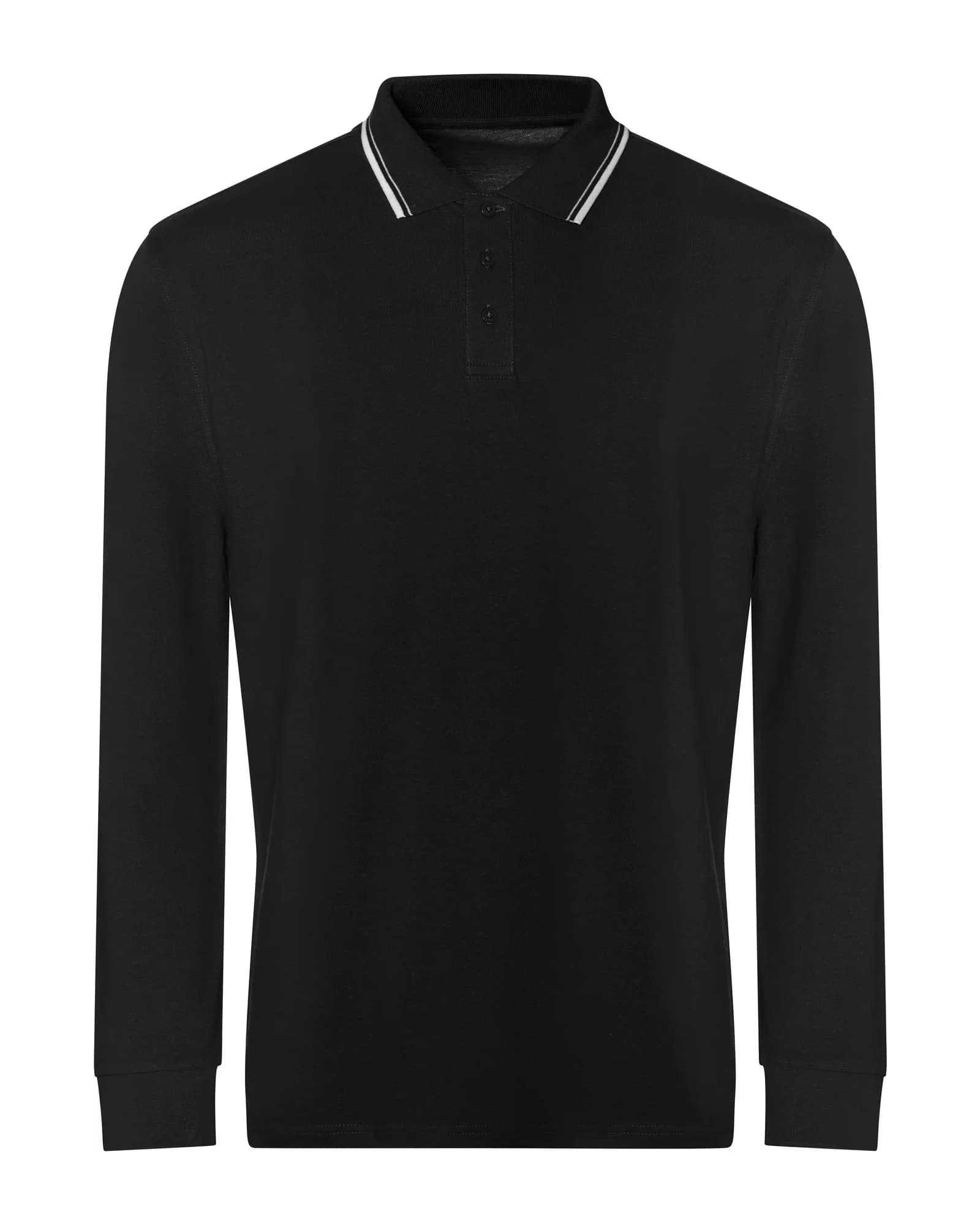 Long Sleeve Tipped 100 Polo