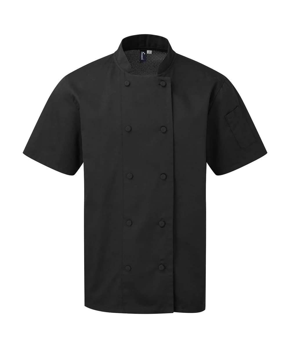 Chefs Coolchecker Short Sleeve Jacket