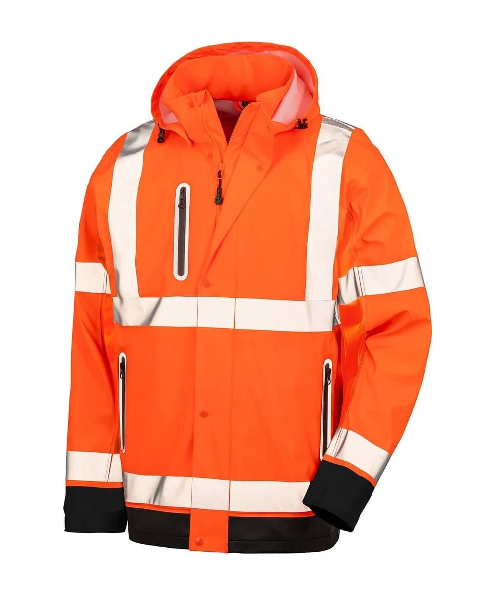 Heavy-Duty Prism Pu Safe And Dry Jacket With Recycled Backing