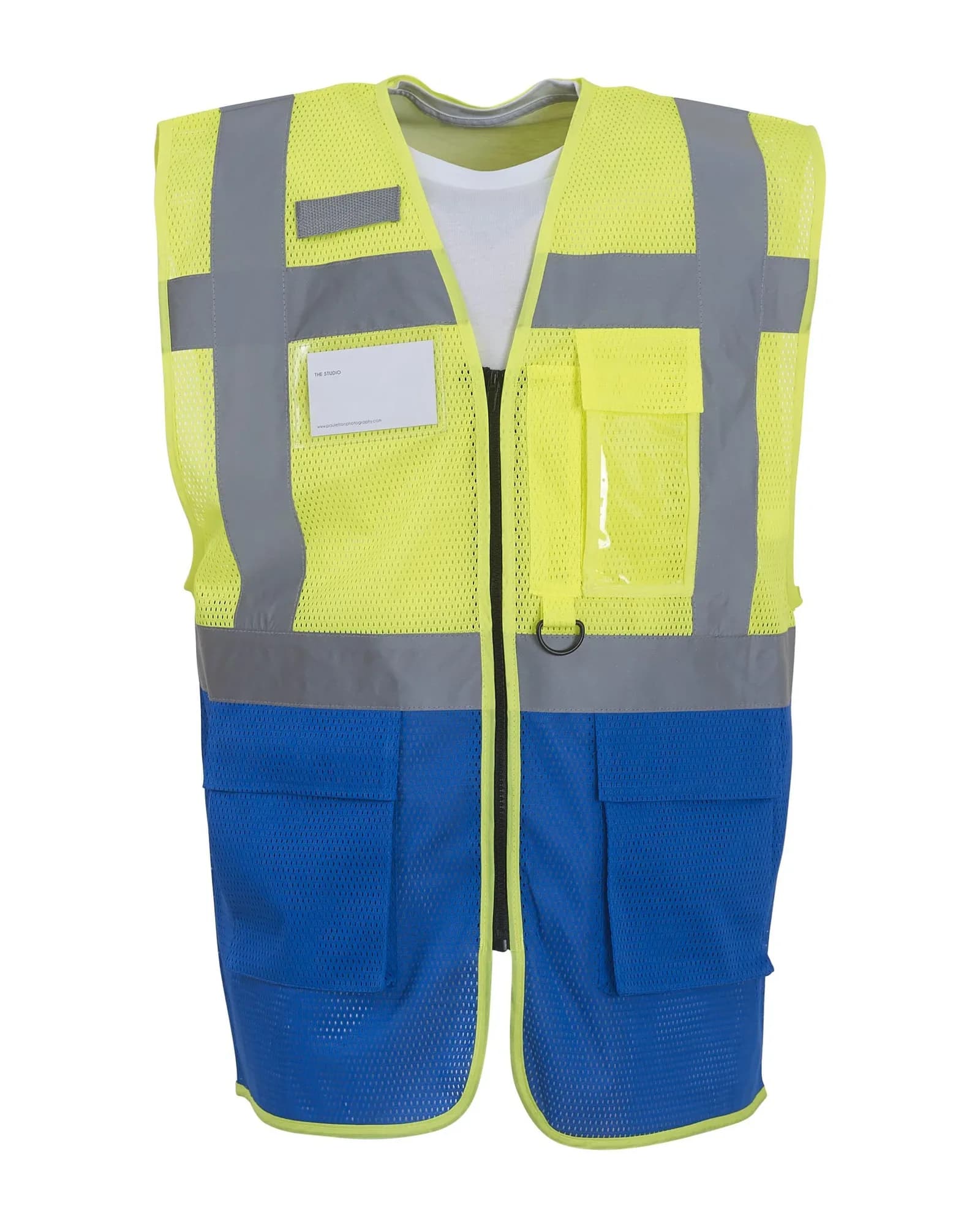 Hi-Vis Top Cool Open-Mesh Executive Waistcoat