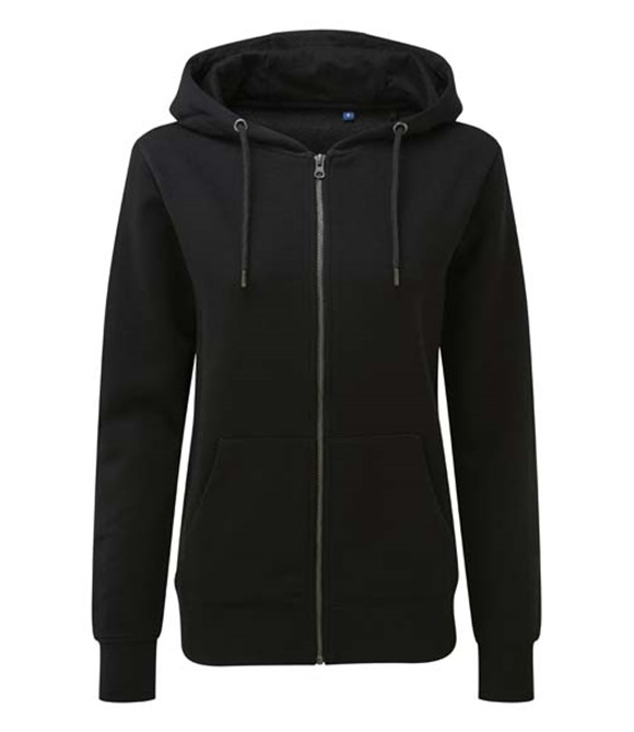 Asquith & Fox Women's zip-through organic hoodie