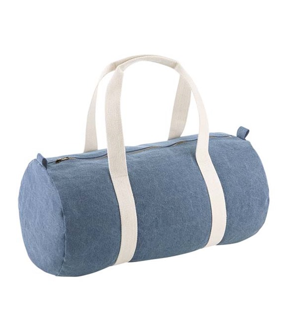 BagBase Denim barrel bag