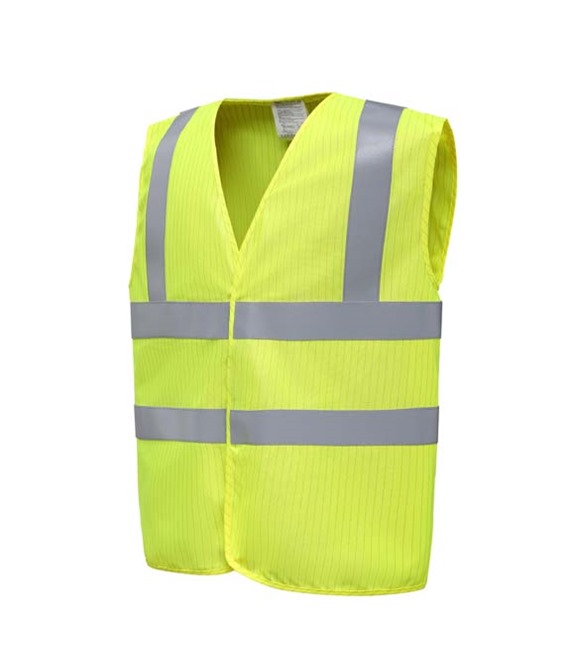 Yoko Hi-vis flame-retardant anti-static waistcoat (HVW100ASFR)