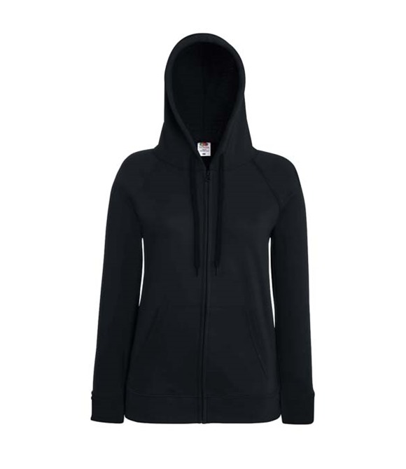 Fruit of the Loom Women's lightweight hooded sweatshirt jacket