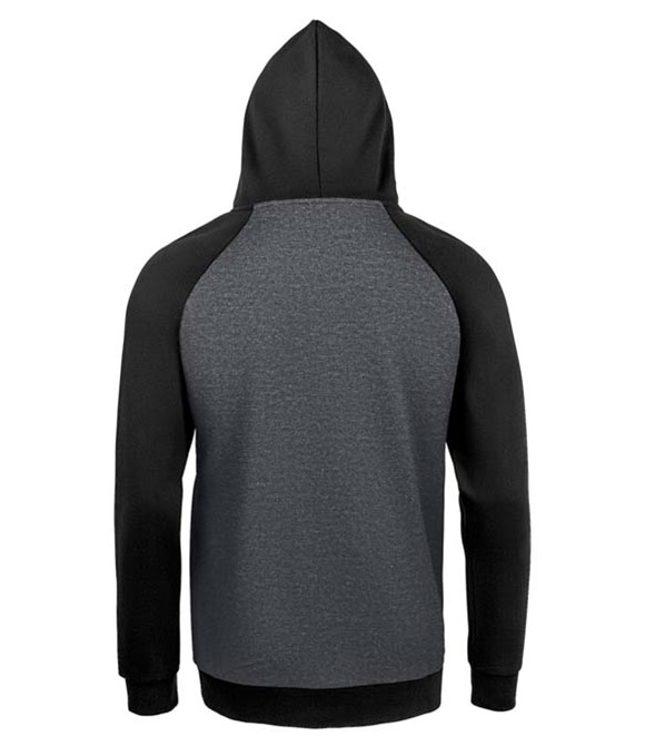 SOL'S Unisex Seattle Contrast Raglan Hoodie